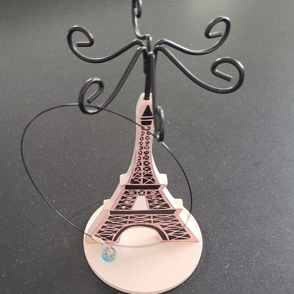 Paris Eiffle Tower Necklace Holder - Picture 1 of 3